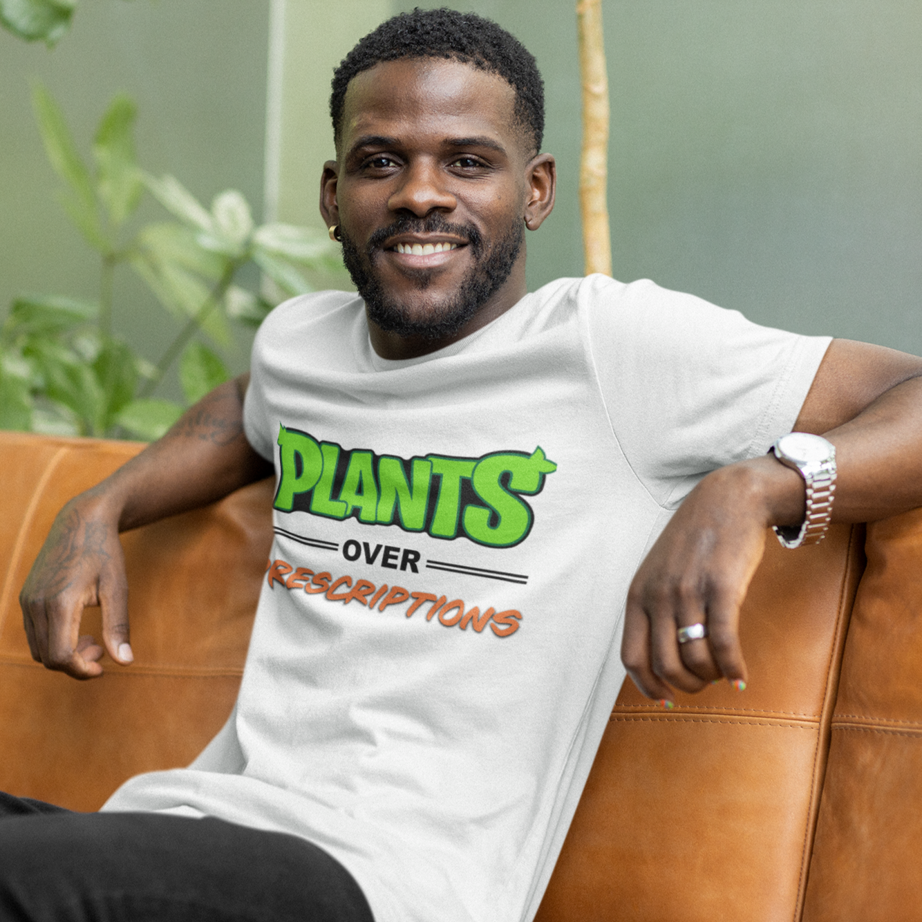 Plants Over Prescriptions T-Shirt (white)