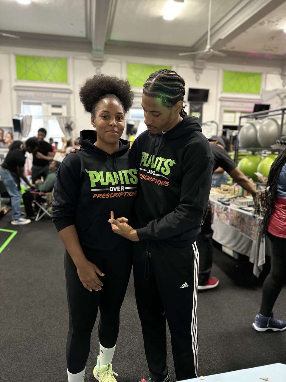 Plants Over Prescriptions Hoodie (black)