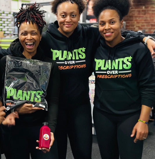 Plants Over Prescriptions Hoodie (black)