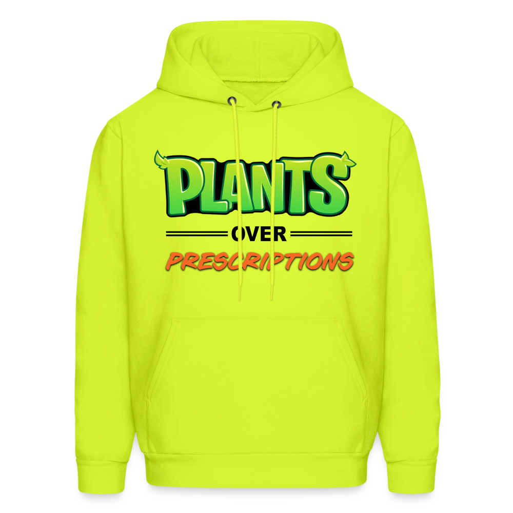 Plants Over Prescriptions Hoodie (unisex yellow) - safety green