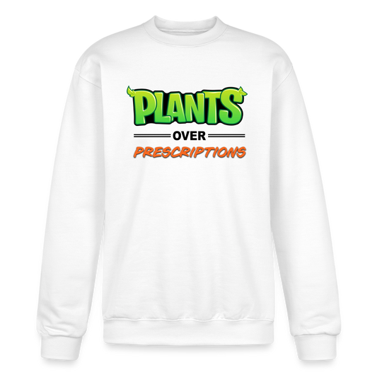 Plants Over Prescriptions Sweatshirt (Champion) - white
